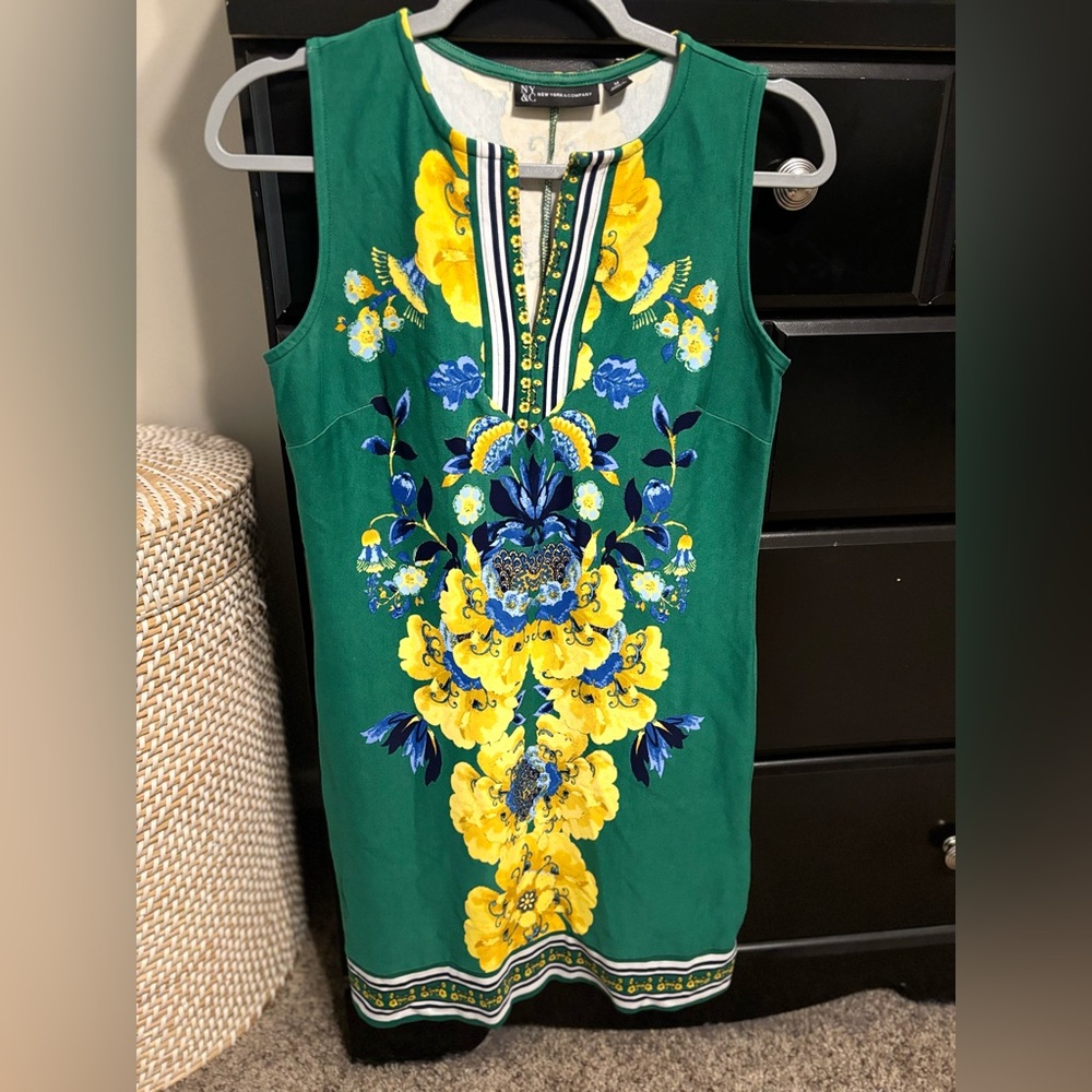 Knit sleeveless tank dress